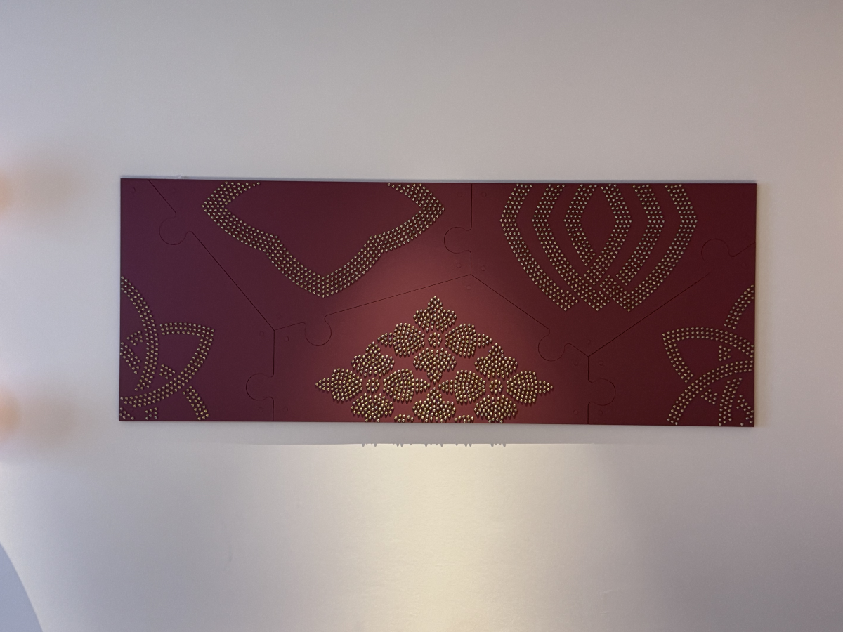 室内にも京源さんのアートが